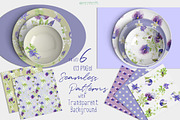 French Blues-Design Pack!, an Illustration by watercolorwild.graphics (Thumbnail 2 of 11)