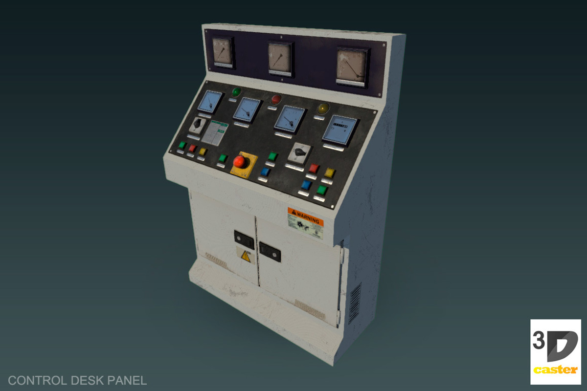 Control Desk Panel, an Object 3D Model by 3DCaster (Photo 1 of 6)