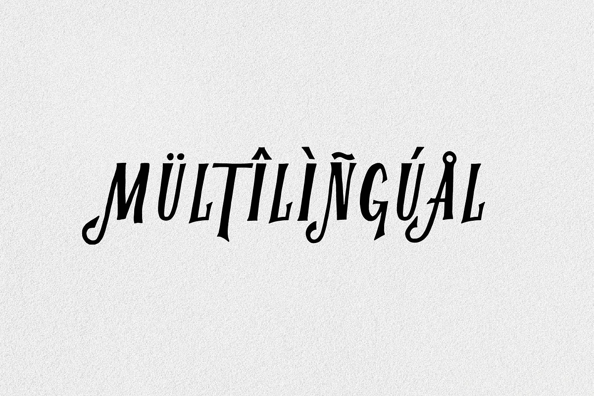 Monster - Vintage font, a Blackletter Font by doffdog (Photo 4 of 5)