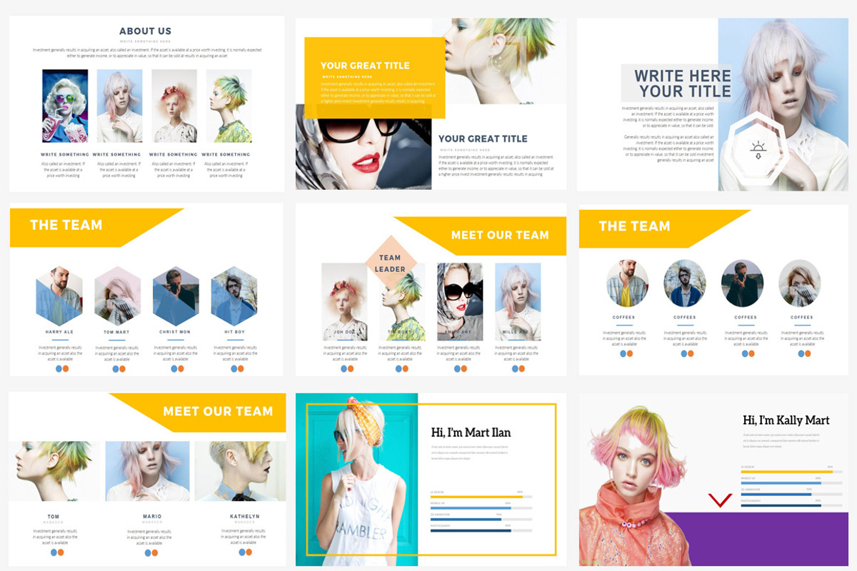 Fashion Today Powerpoint Templates, a Presentation Template by SlideBester (Photo 9 of 15)