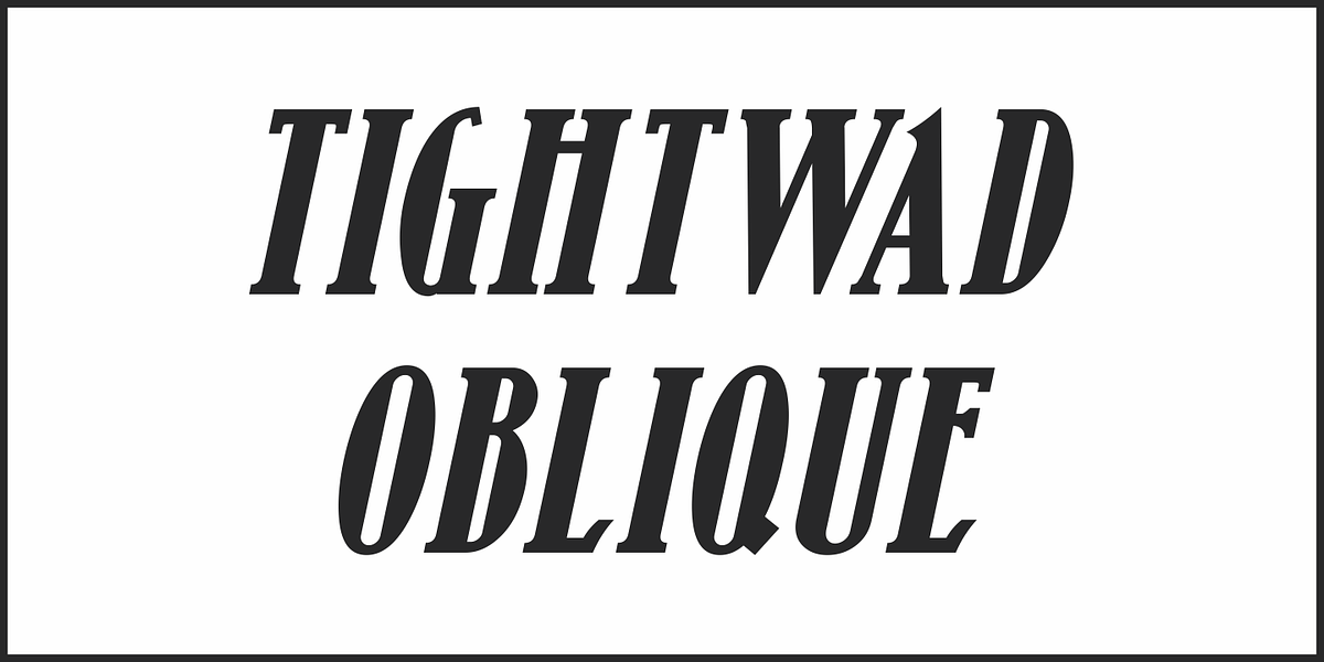 Tightwad JNL, a Font by Jeff Levine Fonts (Photo 4 of 5)