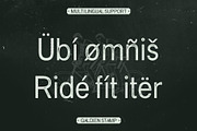 Galdien Stamp, a Sans Serif Font by Craft Supply Co. (Thumbnail 4 of 8)