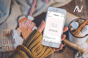 10 FESTIVE INSTAGRAM TEMPLATES, a Social Media Template by Anastasia_avgr (Thumbnail 2 of 4)