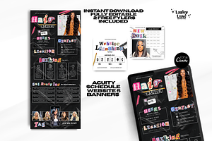 Acuity Scheduling Template Bundle, a Templates & Theme by Lashyluxemarketing