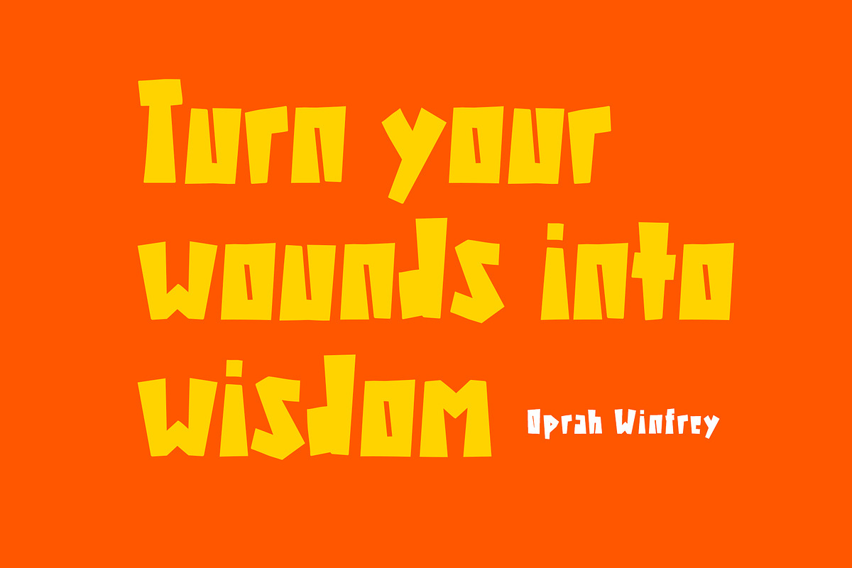 Boxkan Uniqe Display Font, a Handwritten Font by Tera Asset Garage (Photo 2 of 8)
