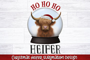 Christmas Heifer Sublimation Bundle, a Seasonal Illustration by RossiGalleria (Thumbnail 5 of 11)