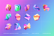 3D Gradient Abstract - 168 Shapes, an Object Graphic by assetpro.design (Thumbnail 6 of 10)