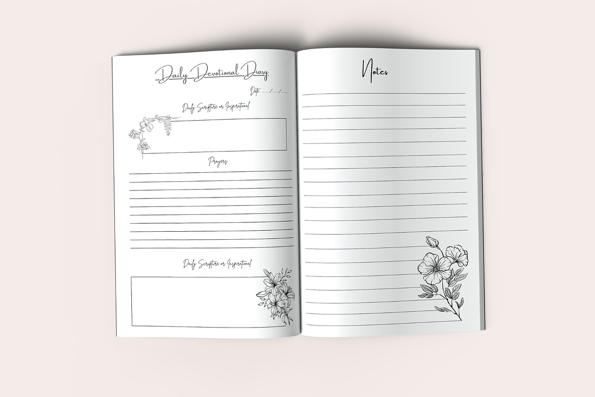 Daily Devotional Dairy  KDP Interior, a Templates & Theme by KDPISH (Photo 3 of 4)