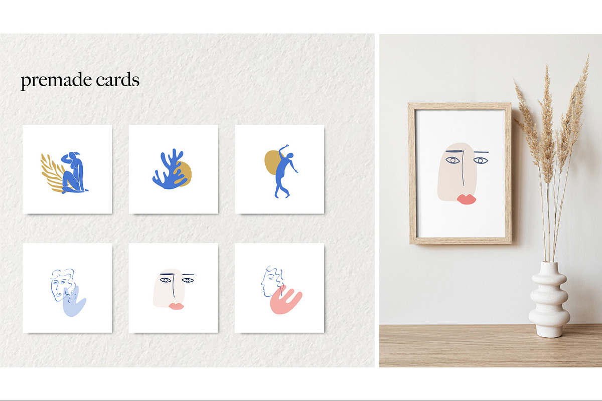Matisse Inspired Abstract Bundle, a Decorative Illustration by millering (Photo 3 of 8)