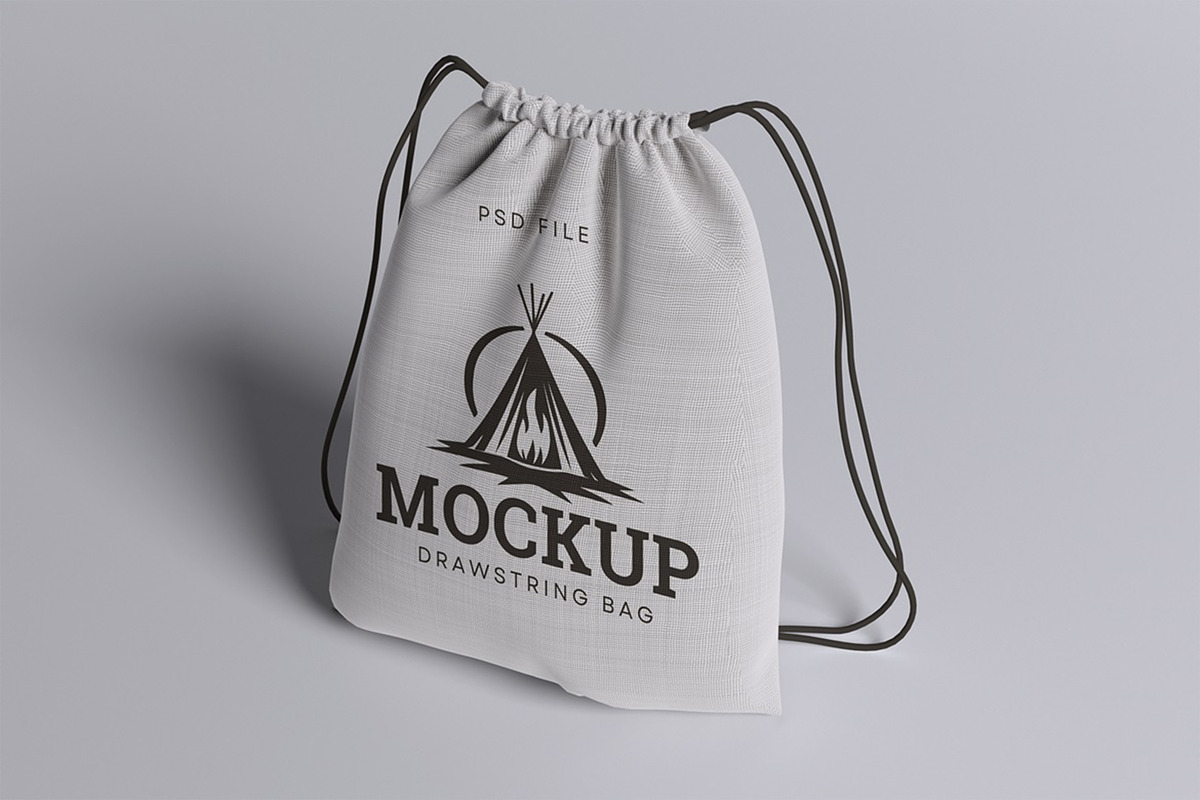 Drawstring Mockup, a Packaging Mockup by HanaSaka_Studio (Photo 6 of 6)
