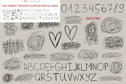 Pen Sketches, Paper Scraps & Frames, an Object Graphic by Anzhelika (Thumbnail 11 of 12)