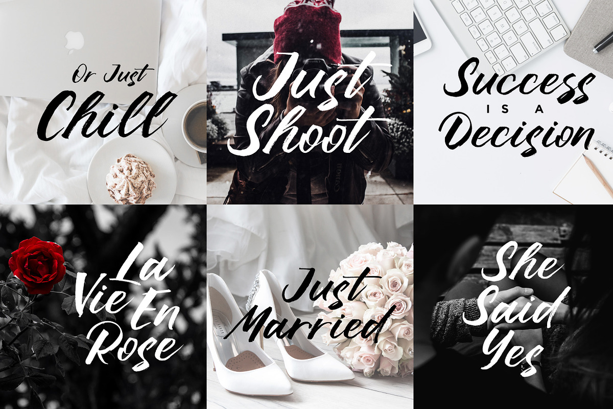 Ruffle - Casual Brush Font preview 3
