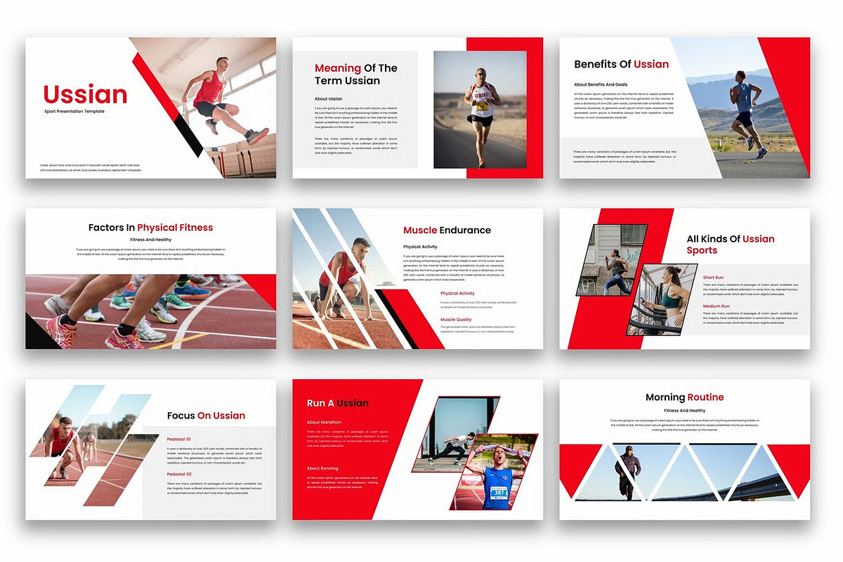 Ussian – Sport Keynote Template, a Presentation Template by kreatifreya (Photo 2 of 5)