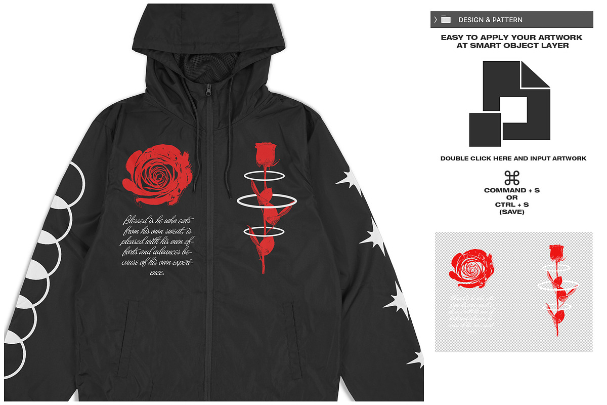 Windbreaker Zipper - Mockup, a Hoody Mockup by DaldSgh (Photo 9 of 13)