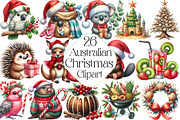 Australian Christmas Clipart, an Illustration by DreamPrint404 (Thumbnail 1 of 6)