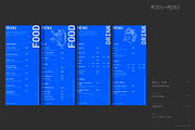 4 FnB & Coffee Shop Menu Templates, a Stationery Template by Moduclave Studio (Thumbnail 3 of 4)