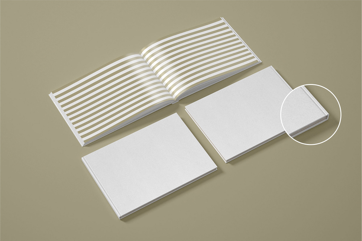 Horizontal Catalog Mockup Set, a Print Template by Deeplab (Photo 3 of 16)