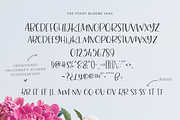 Peony Blooms Font Duo, a Script Font by Emily Spadoni (Thumbnail 14 of 14)