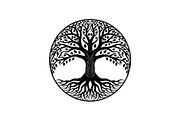 Tree of Life Circle SVG Bundle, an Illustration by Gfx_Store (Thumbnail 19 of 50)