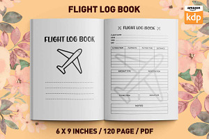 Flight Log Book KDP Interior