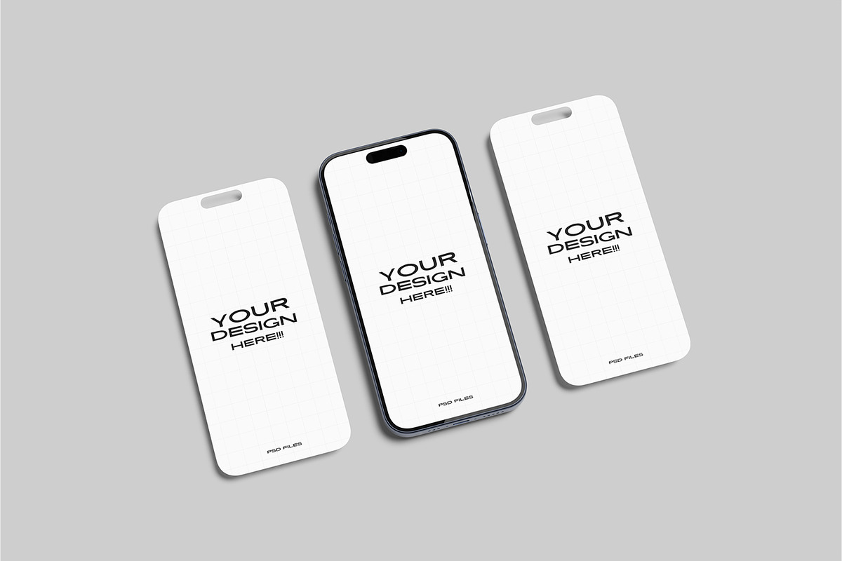 iPhone Screen Mockup, an iPhone Mockup by Graphiculon (Photo 6 of 11)