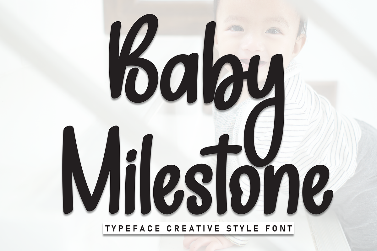 Baby Milestone | Script Font, a Script Font by Scratchones (Photo 1 of 8)