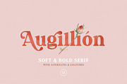 Augillion - Soft Bold Serif, a Serif Font by Sarid Ezra (Thumbnail 11 of 11)
