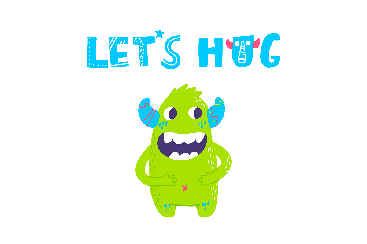 Cute monsters collection, an Illustration by Kate Art (Photo 14 of 14)