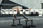Aquatronik | Retro futuristic, a Handwritten Font by The Flying Type (Thumbnail 4 of 12)