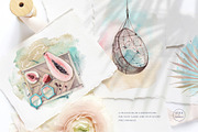 PICNIC IN THE DUNES Watercolor set, a Food Illustration by Lemaris (Thumbnail 2 of 8)