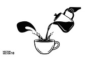 Pour Over Coffee Cup Silhouette Bund, an Illustration by Designs_River (Thumbnail 9 of 31)