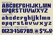 Timeless Jacques - Retro Futuristic, a Sans Serif Font by 177Studio (Thumbnail 8 of 8)
