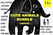 Linocut Bundle, an Object Graphic by Mii Lab (Thumbnail 2 of 24)