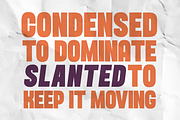 Baseform Bold Condensed Sans Font, a Sans Serif Font by Rasio Studio (Thumbnail 4 of 11)