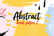 Abstract Brush Patterns V2, a Pattern Graphic by Volkan Aydemir (Thumbnail 1 of 8)