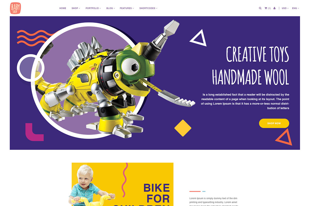 BabyShop - PSD Template for Baby, a Websites & App Template by Digipieces (Photo 7 of 15)