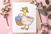 Green cute easter clipart, an Illustration by SinaCreation (Thumbnail 9 of 11)