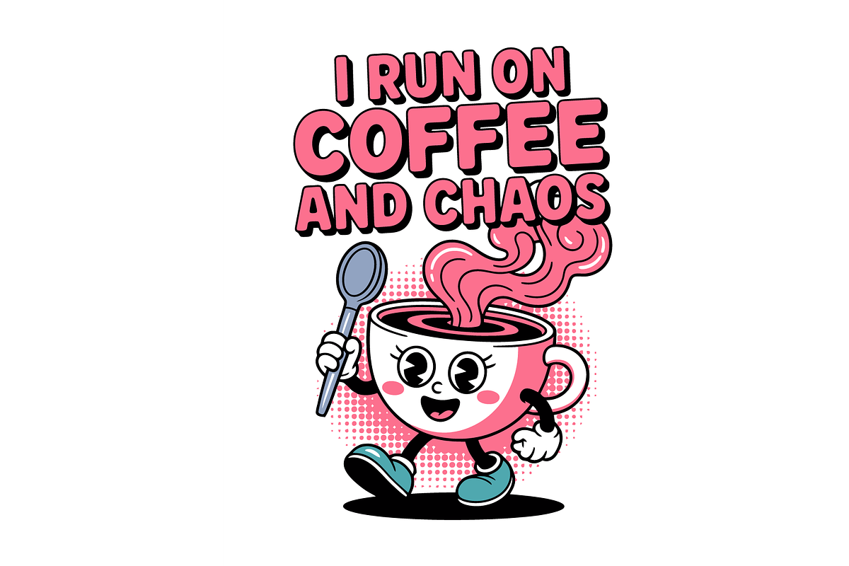 Coffee & Chaos Design Bundle SVG, a Food Illustration by Annudesign (Photo 10 of 14)