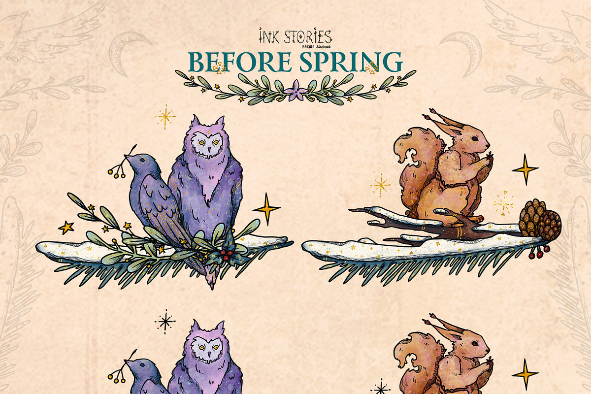 Before Spring | Late Winter Set, a Seasonal Illustration by Ink Stories (Photo 11 of 22)