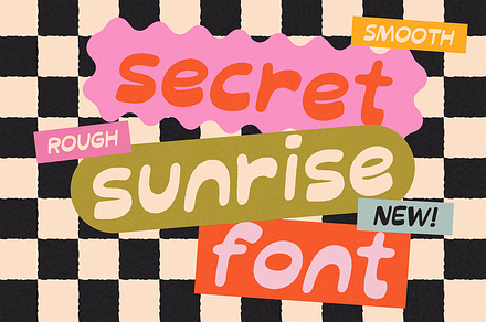 SECRET SUNRISE | COOL FONT, a Handwritten Font by Maria Feliz Fonts