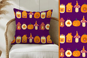 Halloween light clipart & patterns, a Seasonal Illustration by Carpet Tapete Pretzel (Thumbnail 11 of 14)