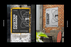 Urban Poster Wall Mockups 2