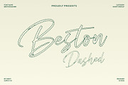 Beston Dashed, a Script Font by Craft Supply Co. (Thumbnail 1 of 8)
