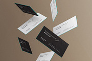 Coloured Edge Business Card Mockups, a Business Card Template by Dopestype (Thumbnail 3 of 7)