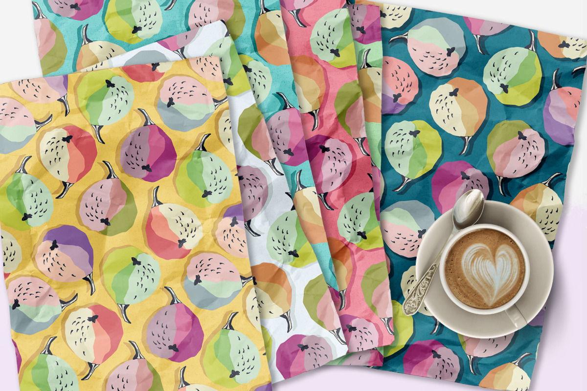 Funny pears – pattern, a Pattern Graphic by Yummy (Photo 5 of 9)