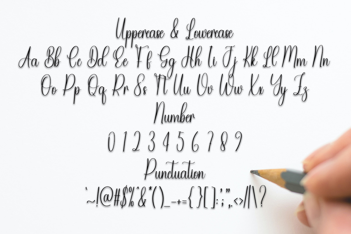 Simple Handmade, a Handwritten Font by InermediaSTUDIO (Photo 4 of 5)