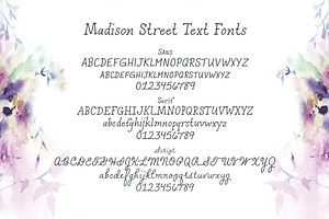 Madison Street Text Fonts
