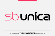 Unica - elegant font