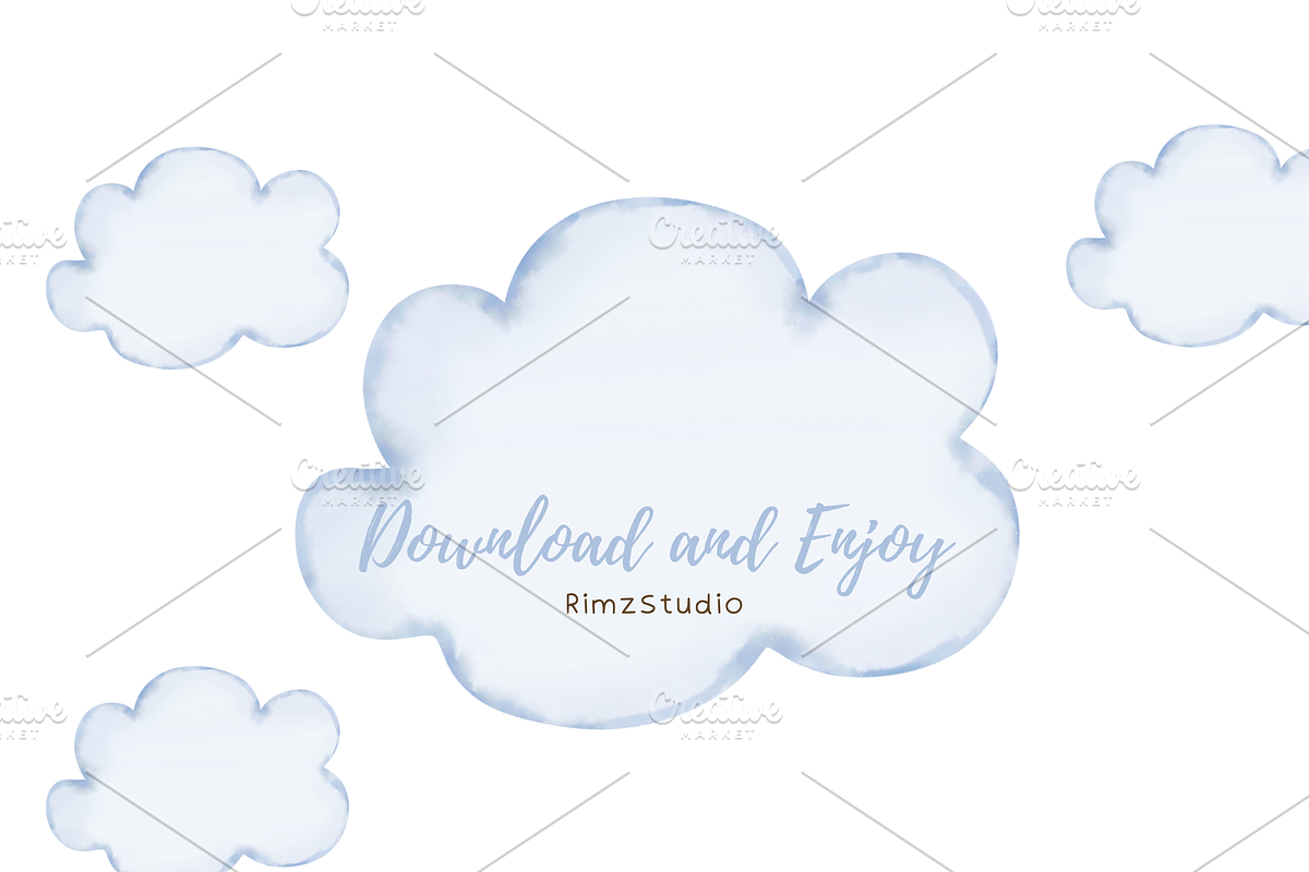 Whimsical Watercolor Parachute PNG, a Decorative Illustration by RimzStudio (Photo 5 of 5)