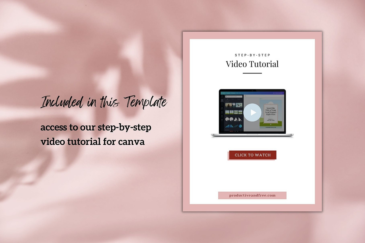 Four Page Media Kit in Pink, a Templates & Theme by ProductiveandFree (Photo 8 of 13)